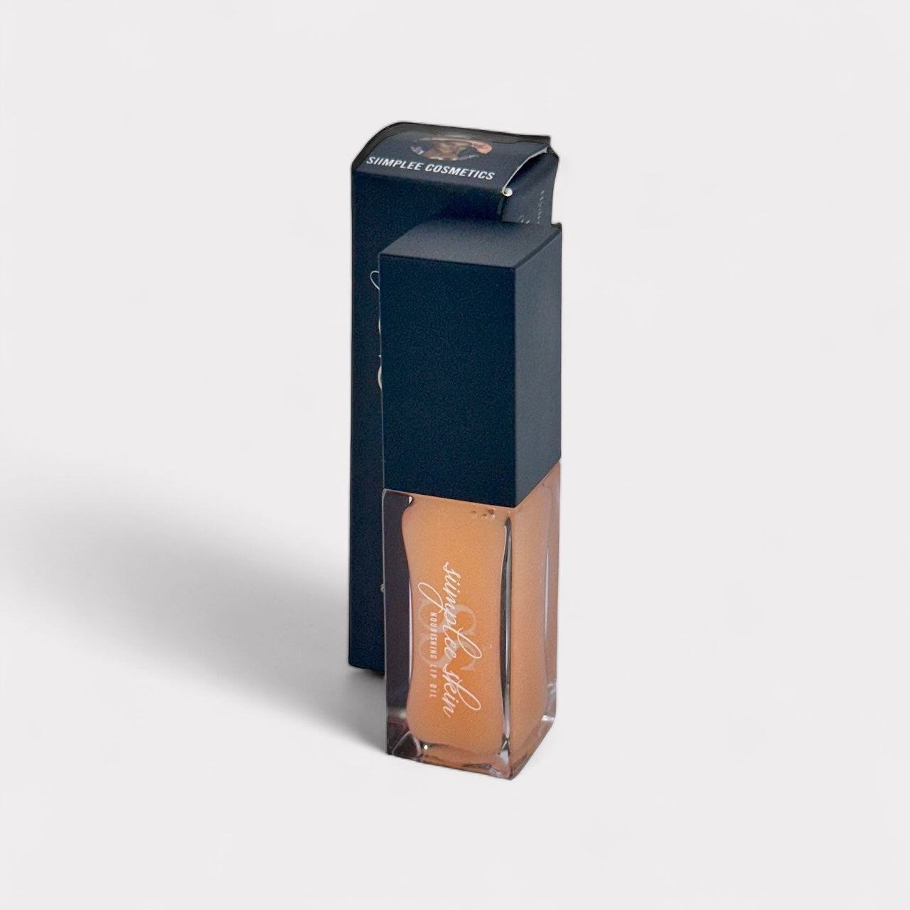 Siimplee Cosmetics Peachy Petals orange peach vanilla tinted lip oil