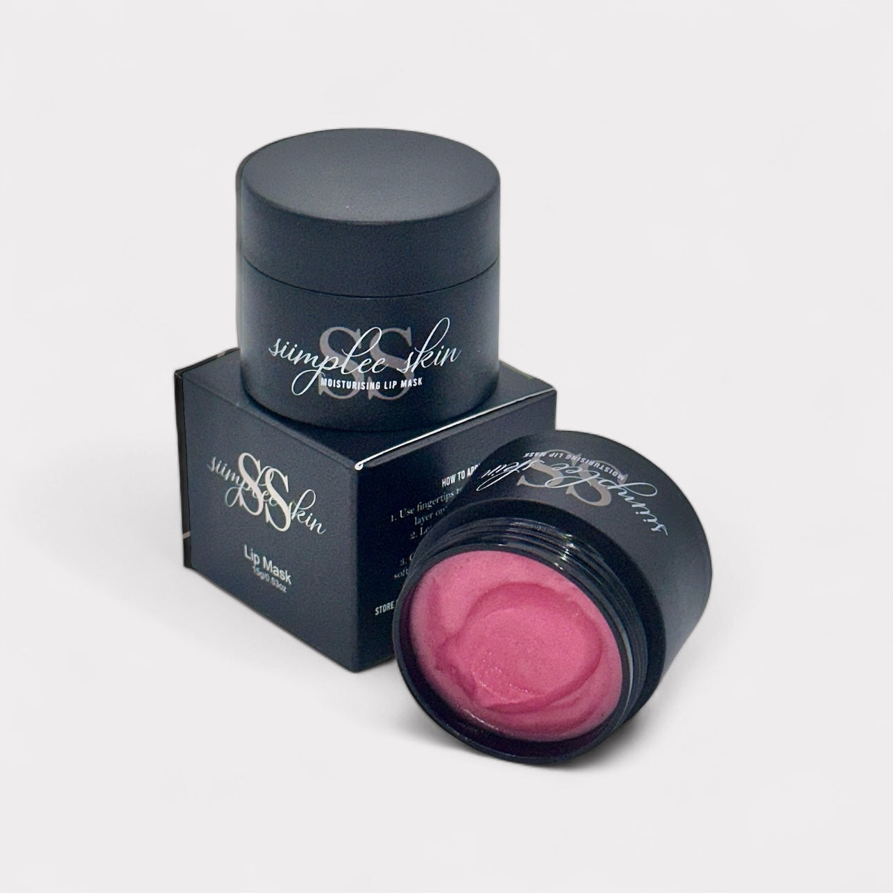 Siimplee Cosmetics Red Velvet strawberry vanilla lip mask - nourishing plumping formula