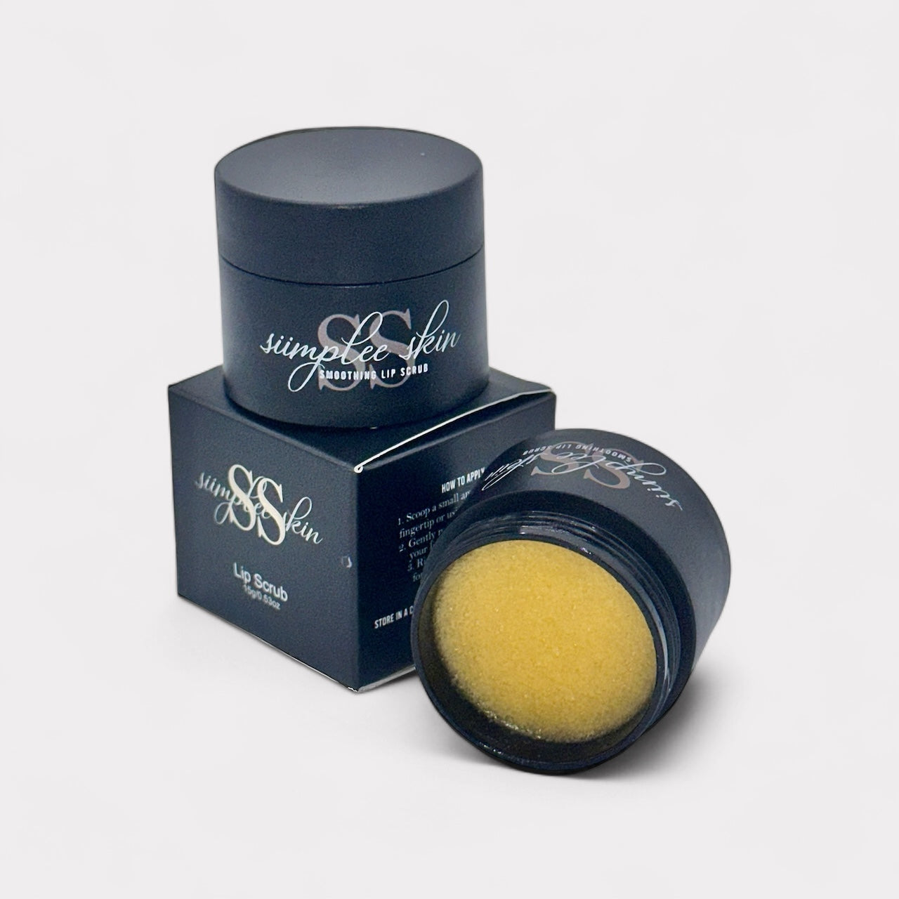 Siimplee Cosmetics Sunflower Kiss yellow pineapple coconut lip scrub