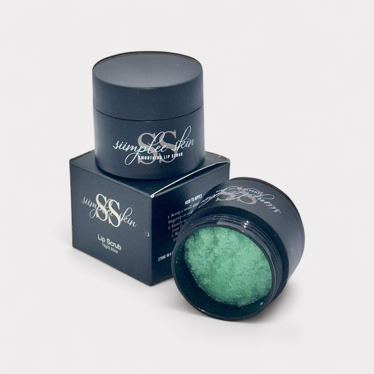 Siimplee Cosmetics Tangy Apple green sour apple vanilla lip scrub