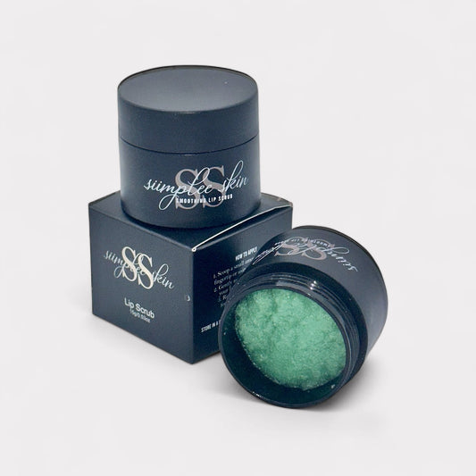Siimplee Cosmetics Tangy Apple green sour apple vanilla lip scrub