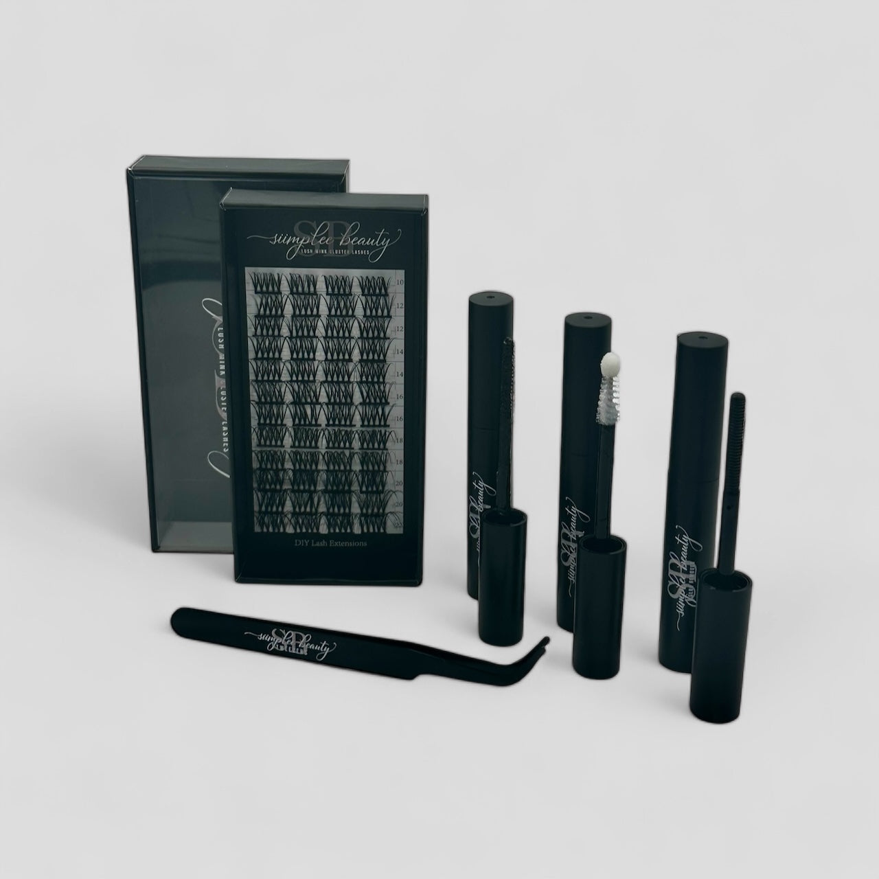 Siimplee Cosmetics Cluster Lash Ultimate Set - complete DIY lash extension kit