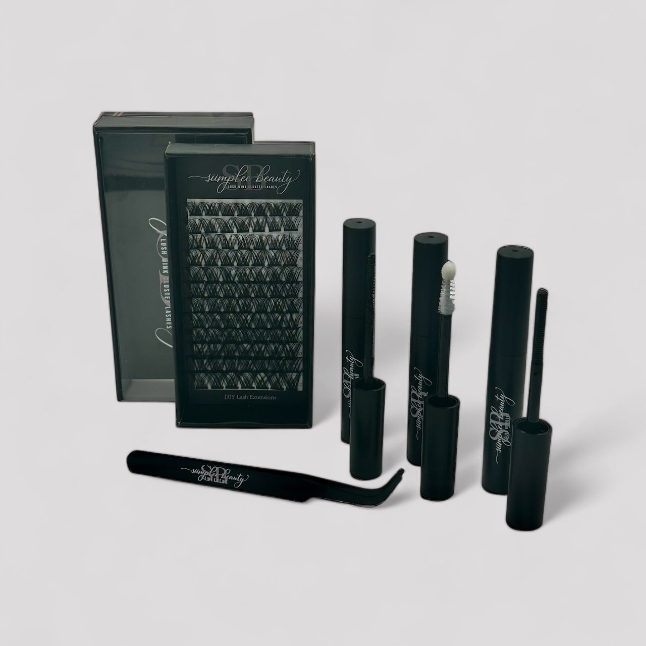 Siimplee Cosmetics Cluster Lash Ultimate Set - complete DIY lash extension kit