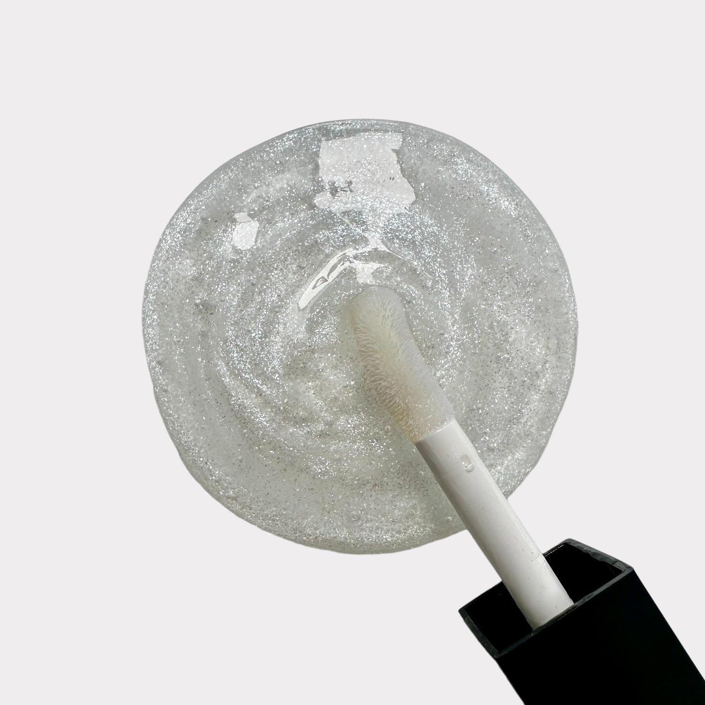 Siimplee Cosmetics Glitter Bomb colourless silver mica glitter lip gloss