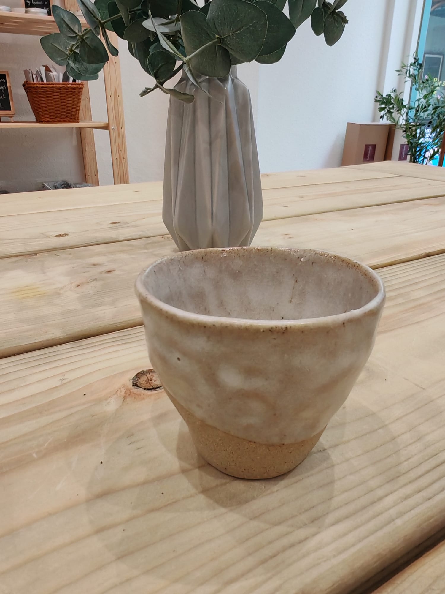Vanillaism small ceramic tumbler VAN001 - handcrafted artisan drinkware