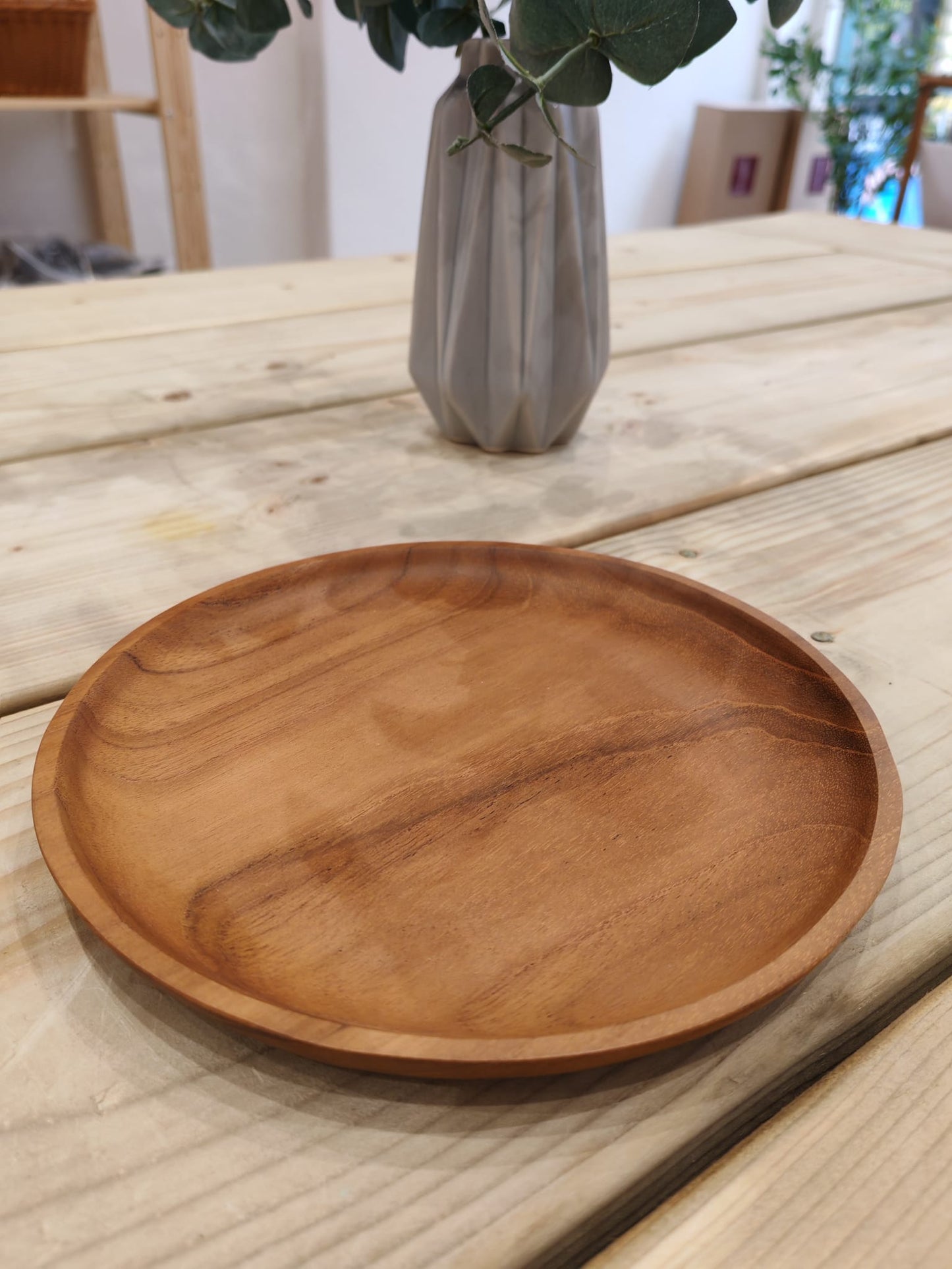 Vanillaism small round handmade plate VAN004 - artisan homeware